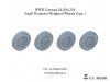 E.T. Model P35-101 WWII German Sd.Kfz.234 Small Diameter Weighted Wheels Type.1 1/35